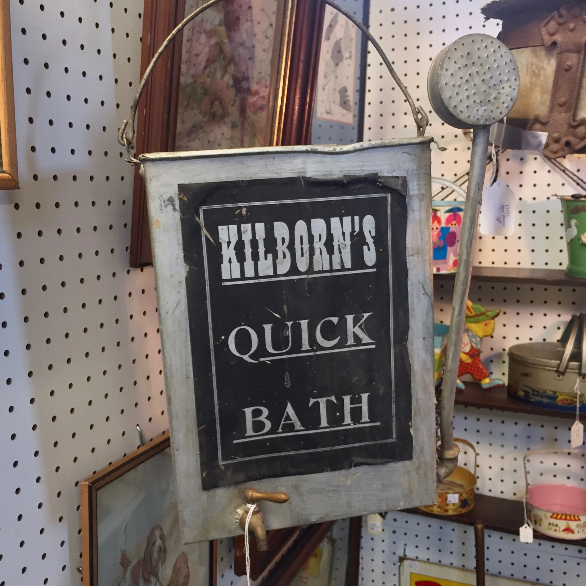 Vintage Kilborn's Quick Bath Portable Shower