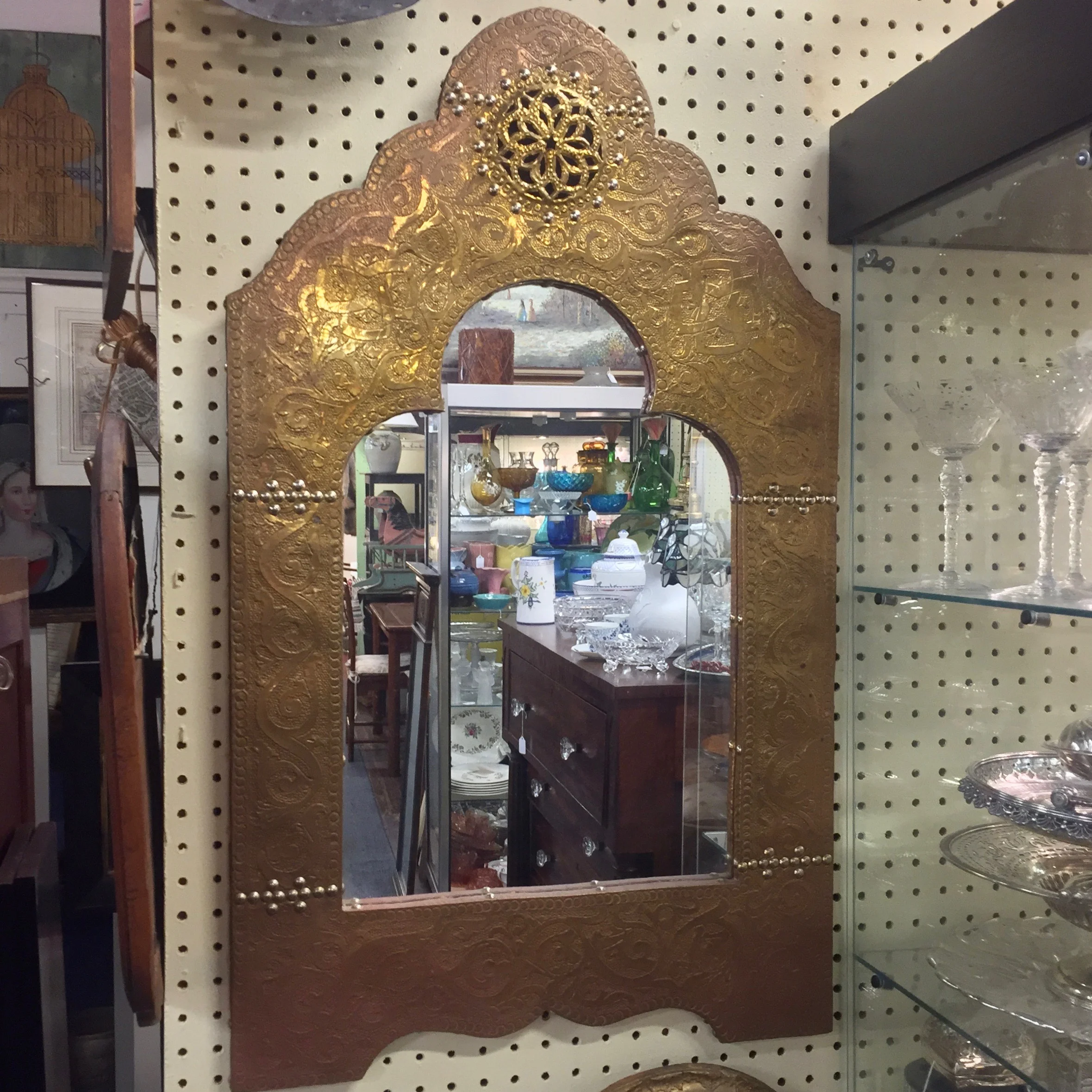 Brass Mirror