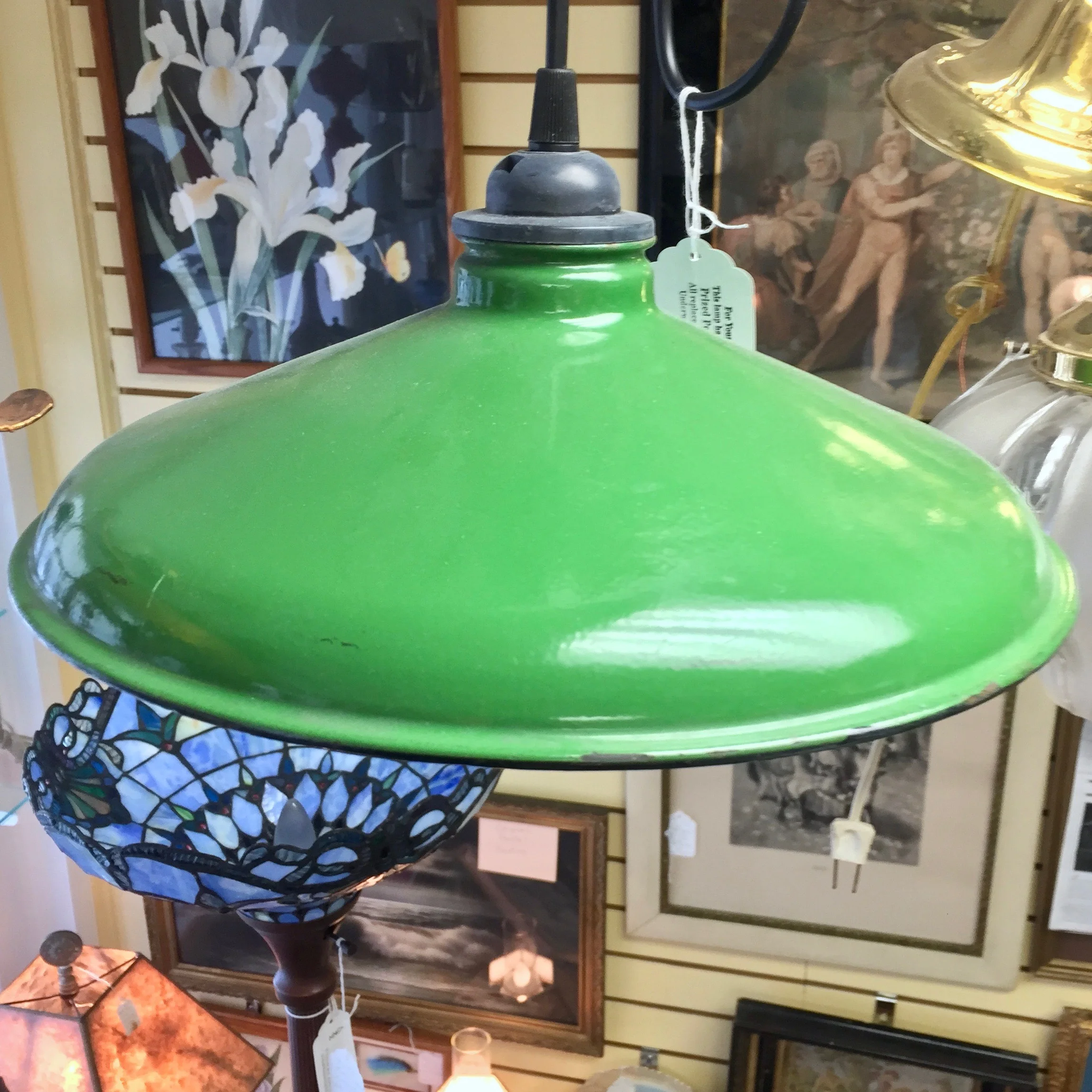 Porcelain Industrial Lamp c. 1930
