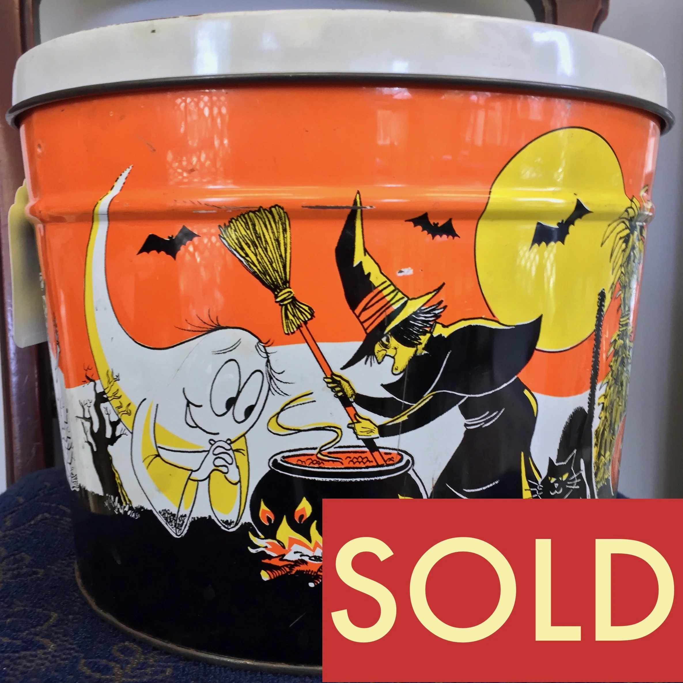 Vintage Halloween Tin