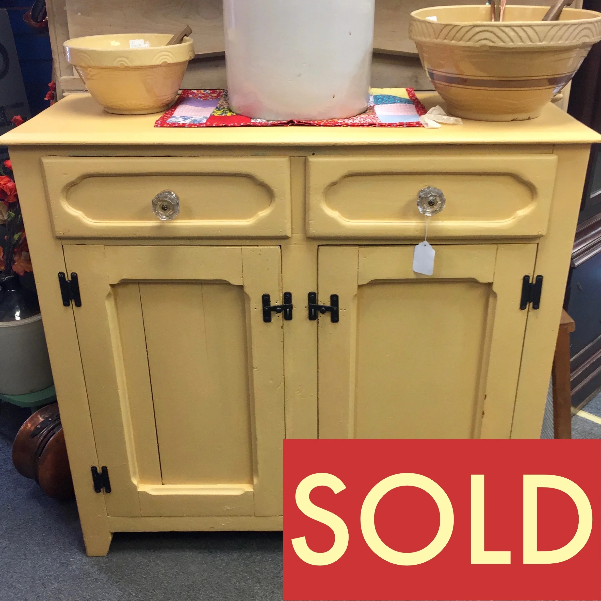 Painted Jelly Cupboard