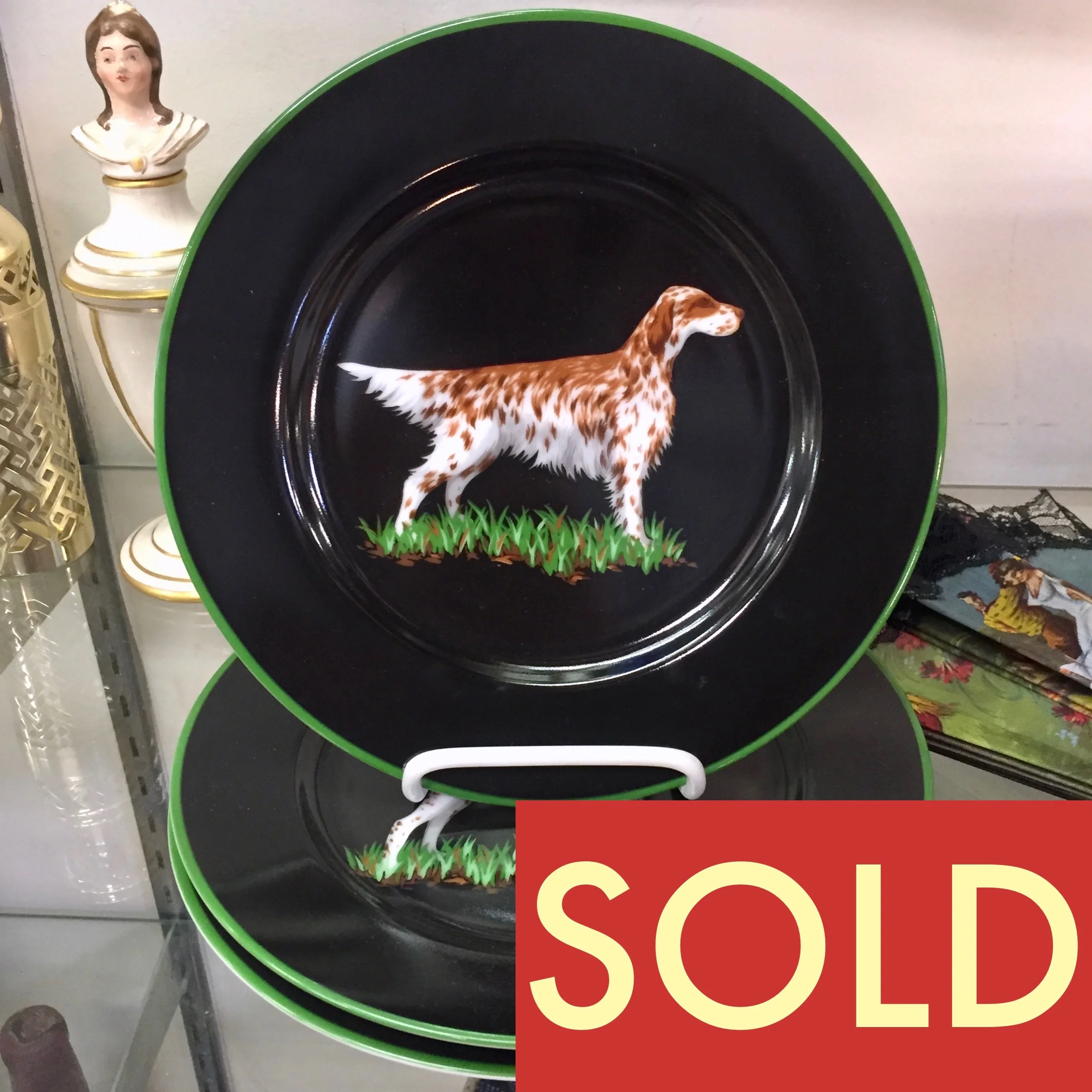Tiffany & Co. Hunting Dogs Plates