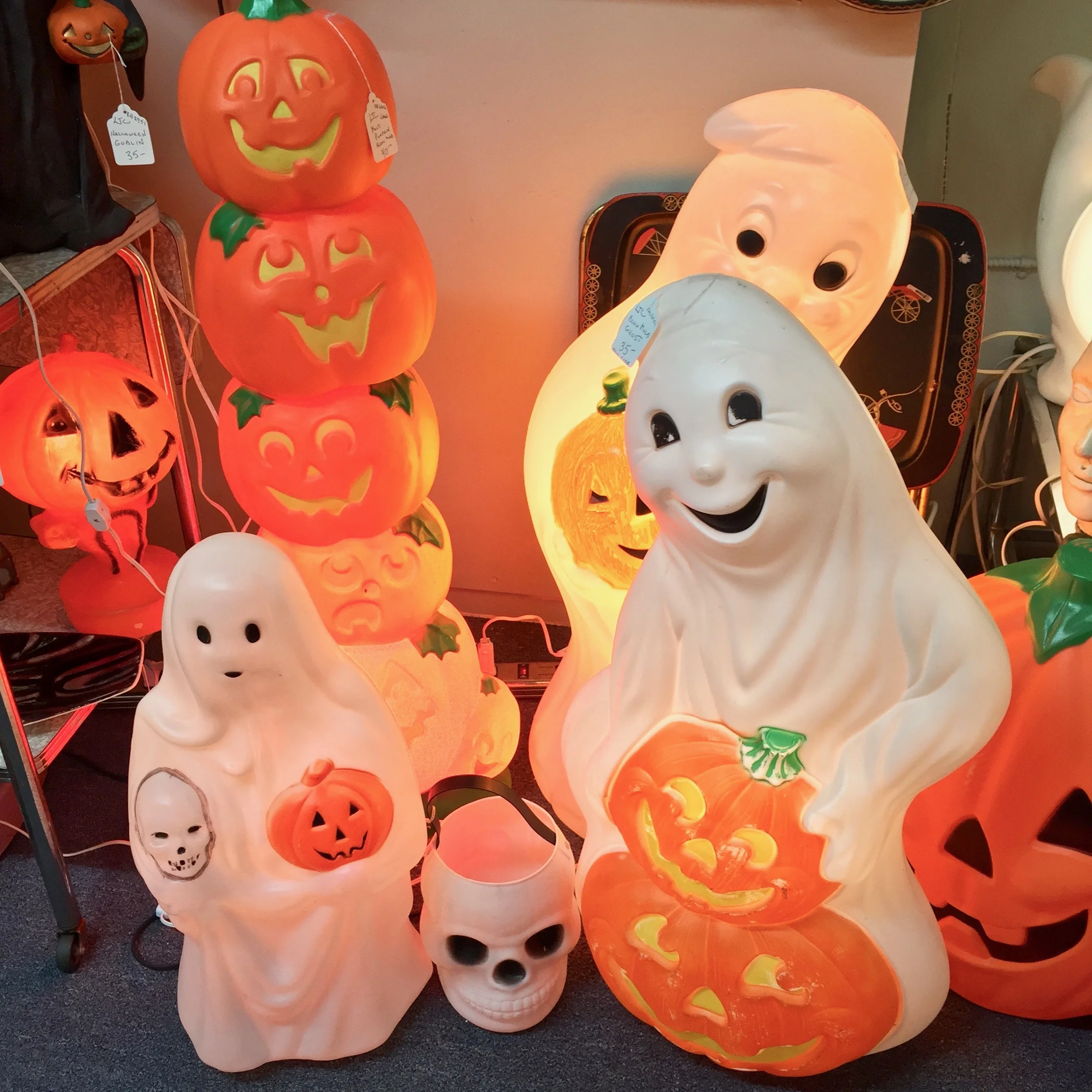 Vintage Blow Mold Halloween Decorations