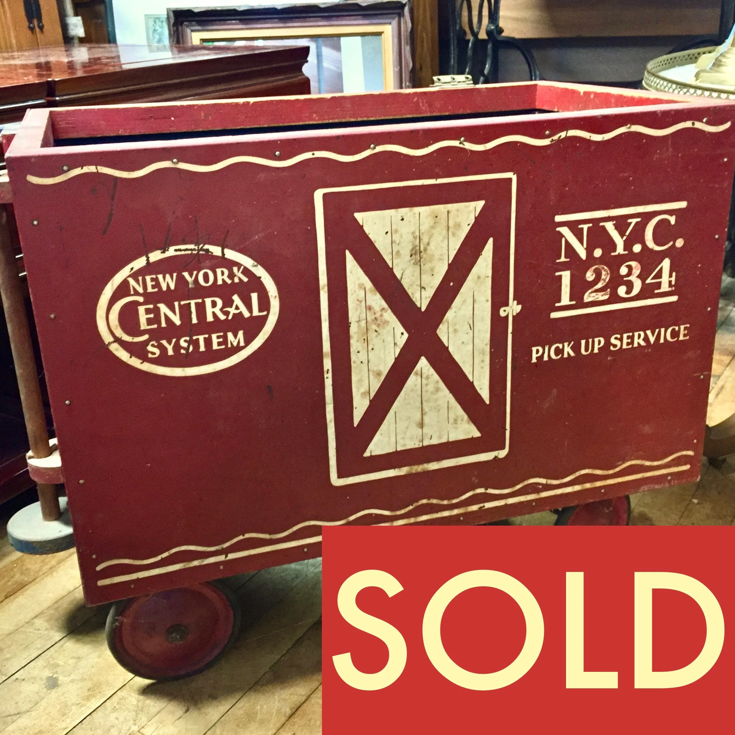 Vintage Toy Train Car Wagon