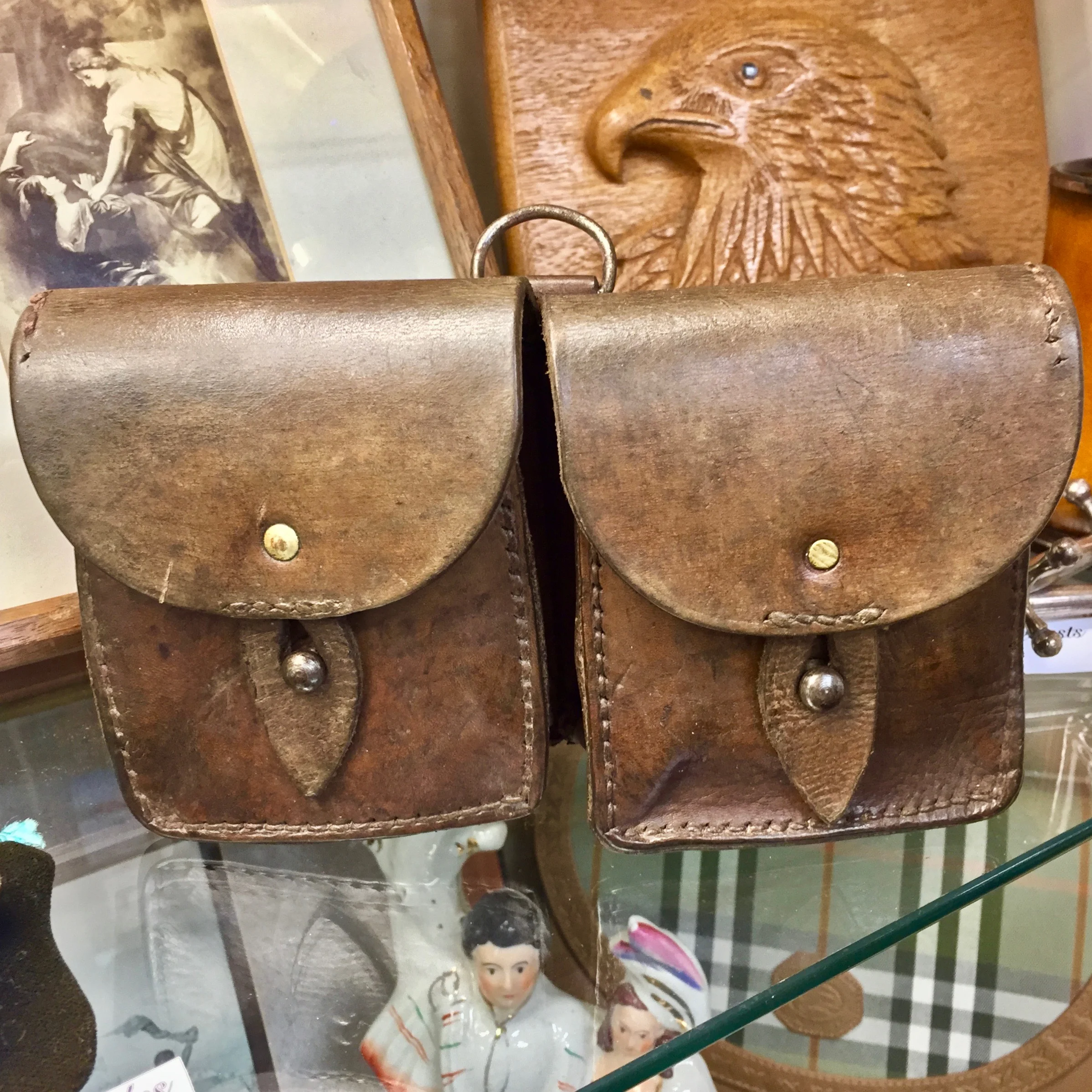 Leather Ammunition Carrier, France, 19th century