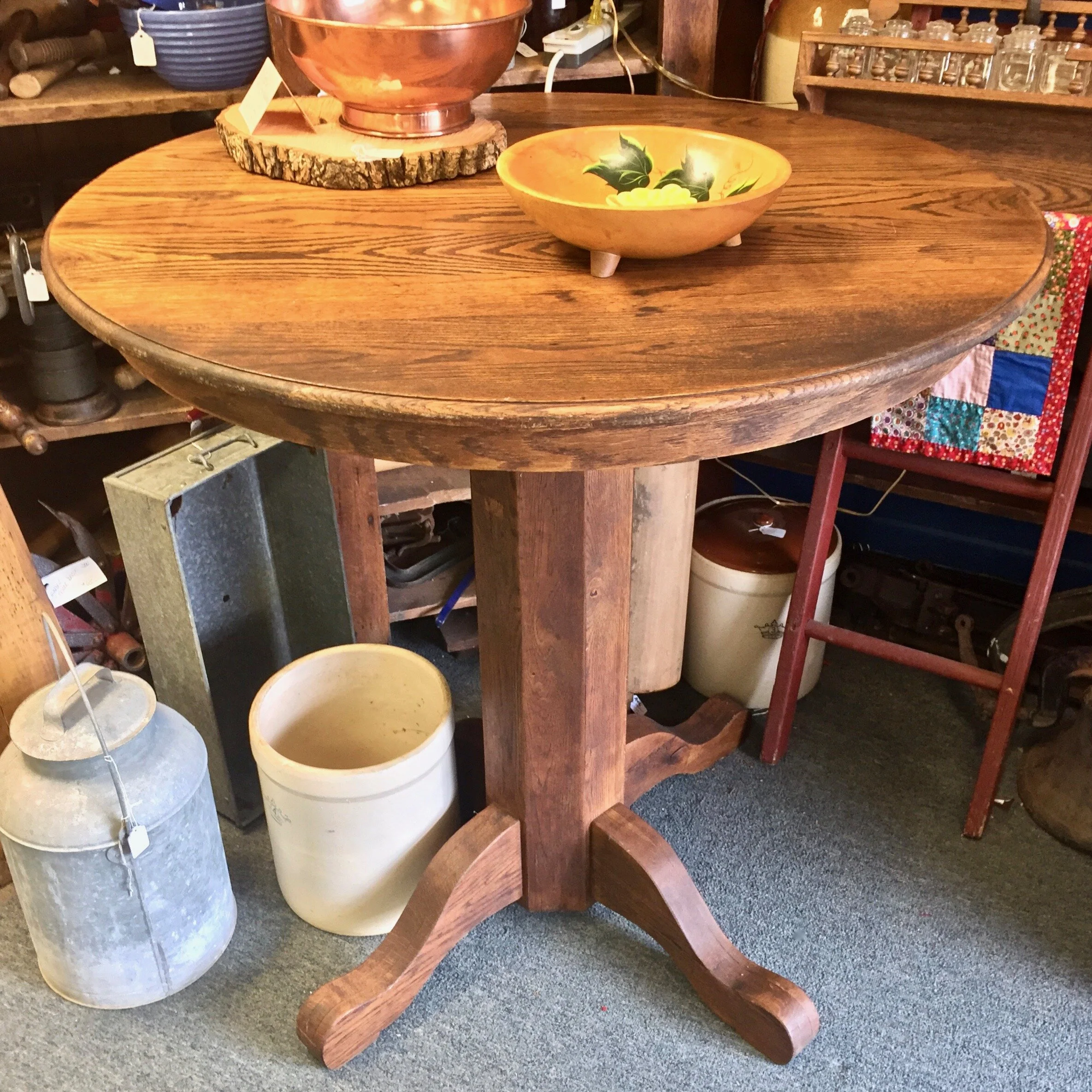 Oak Bar Table