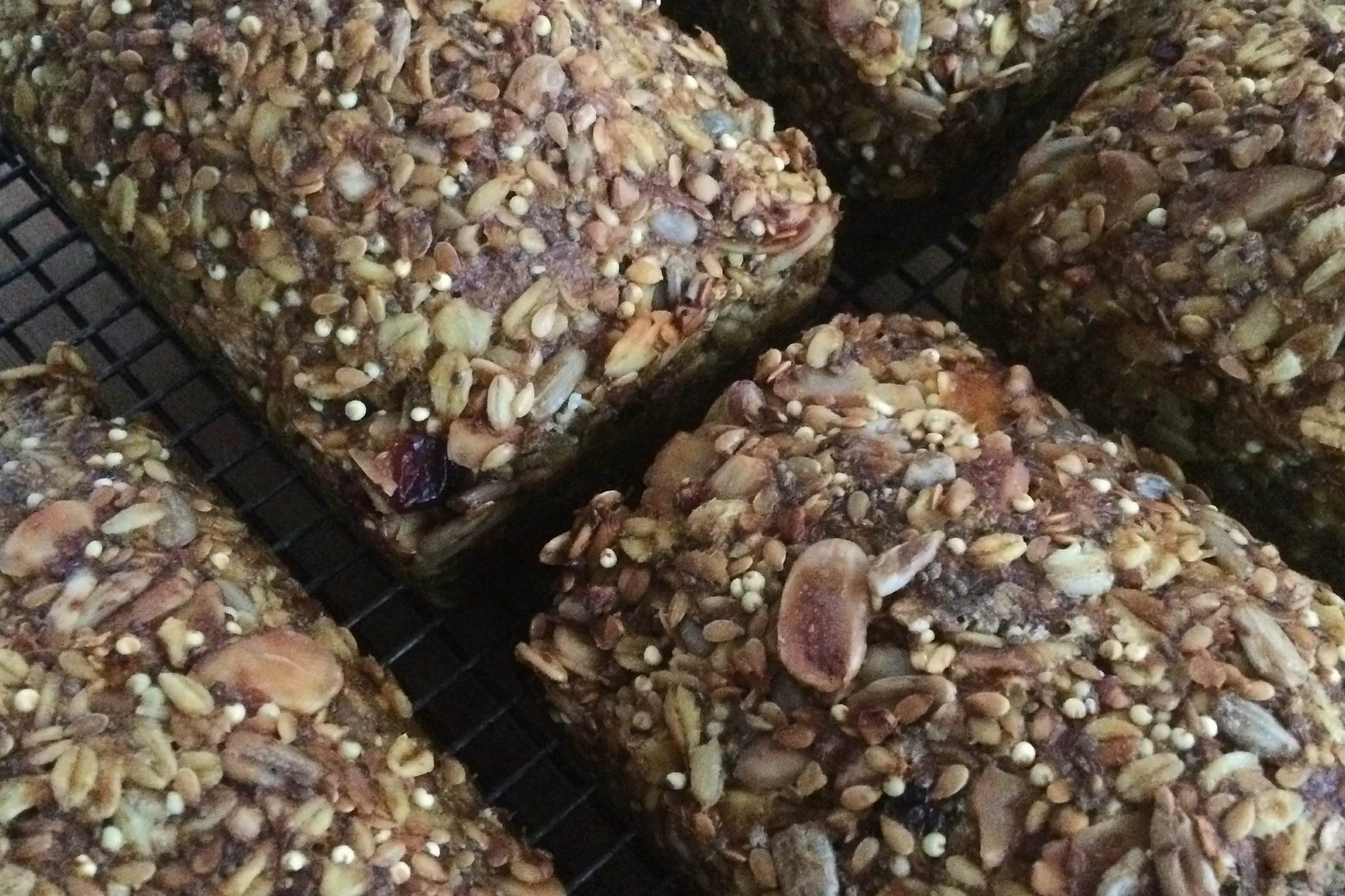 this is what you want for breakfast | seedy bread: a gluten free miracle, from a raisin + a porpoise