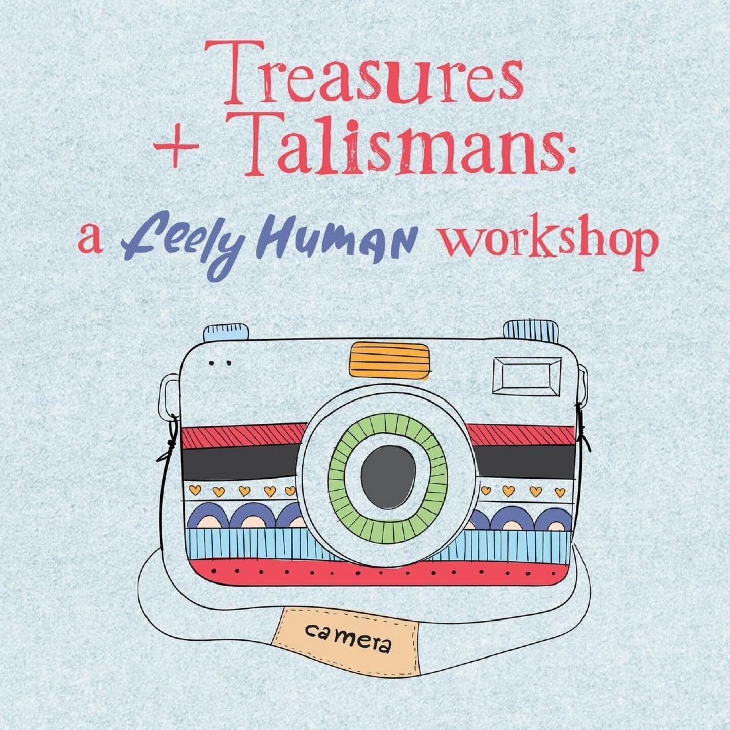 {REPOST from @feelyhuman}
✏️ 💜 
Introducing a new workshop: TREASURES + TALISMANS!
Led by author Janet Reich Elsbach (@raisinporpoise), TREASURES + TALISMANS is a 3-hour workshop where we will explore the meaning and message in the keepsakes we valu