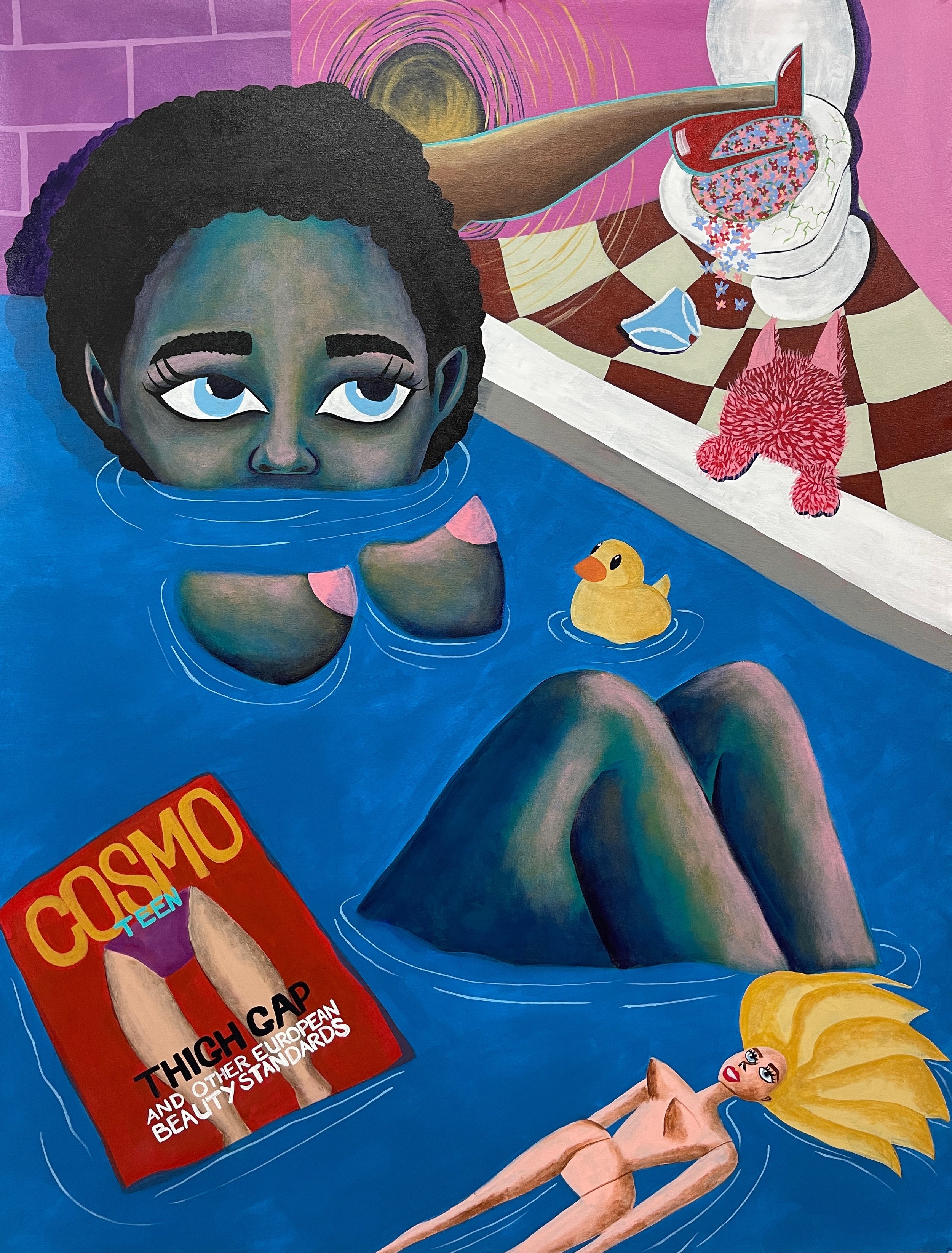 Abi Salami - The First Day of My Re-education - 55x42 inches - 2022.JPG