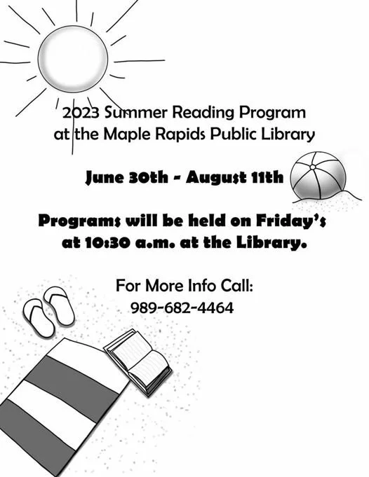 Maple Rapids Public Library - 2023 Summer Reading Program