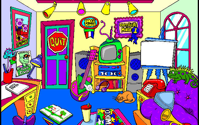 1990s kids computer games