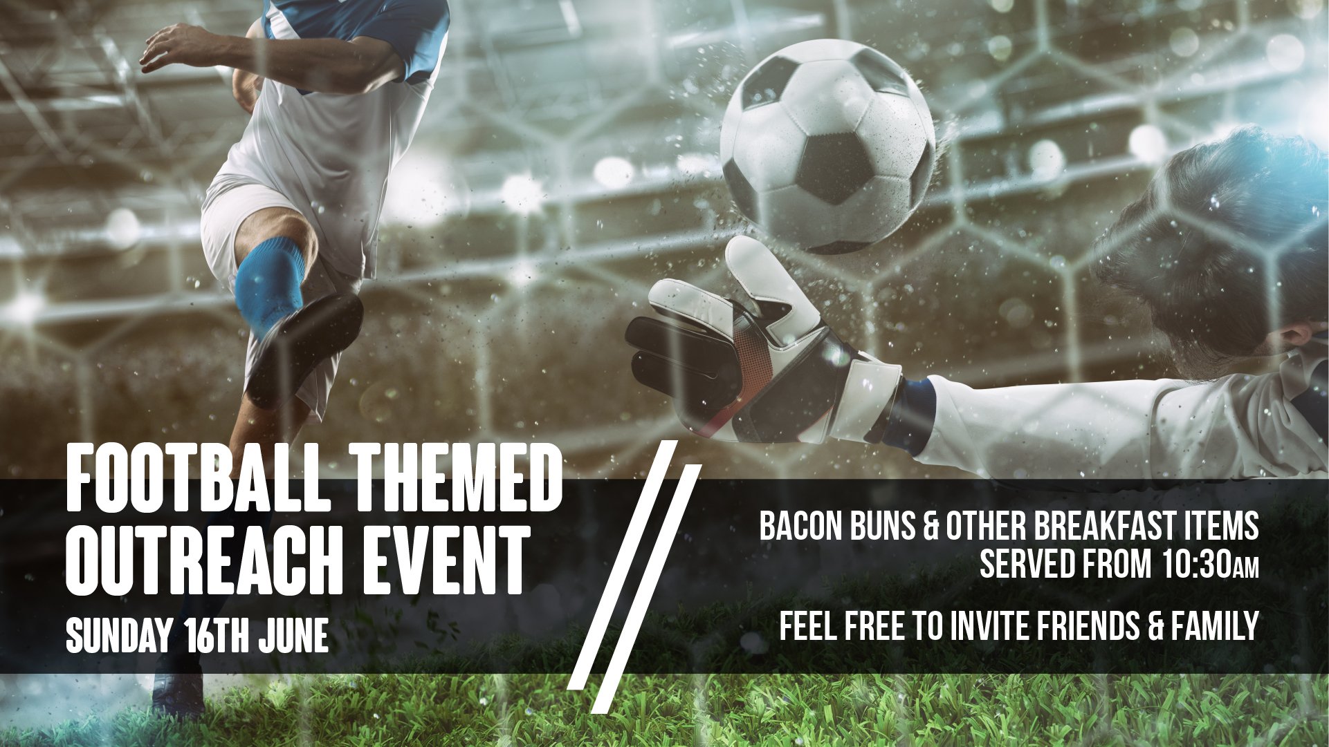 Football themed outreach event