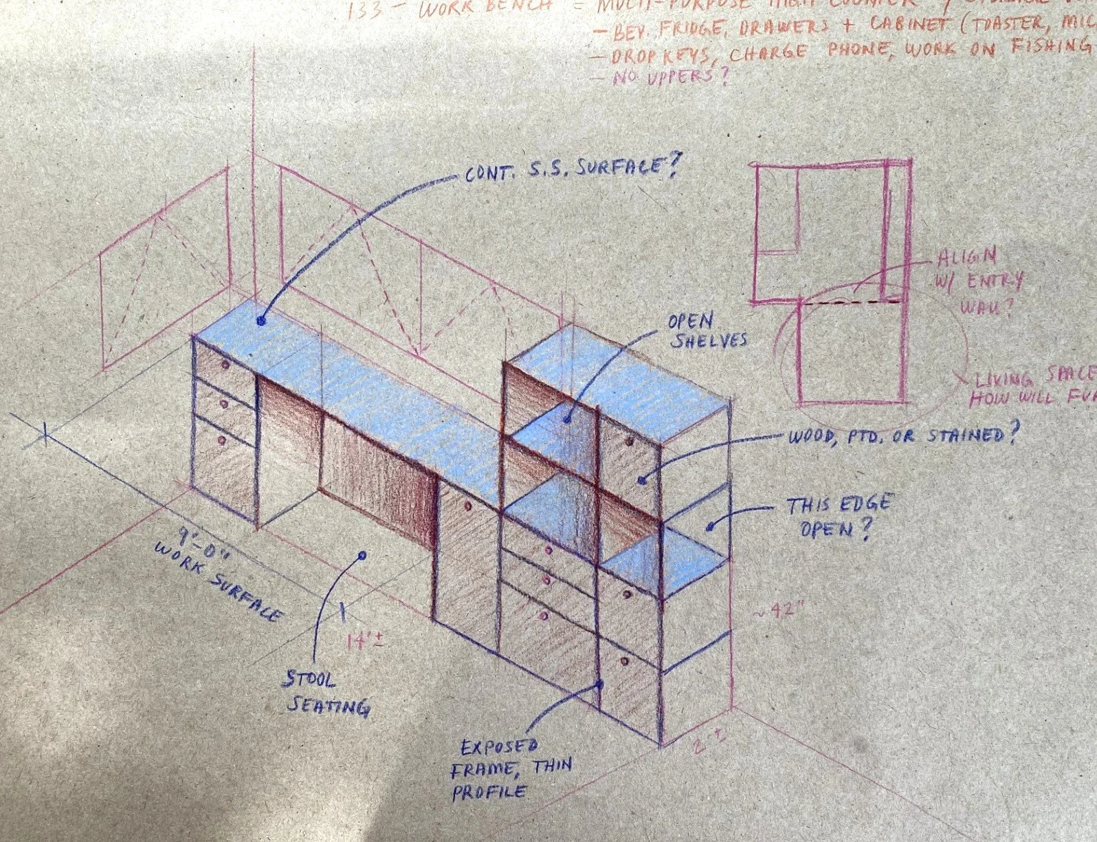 WORK BENCH SKETCH