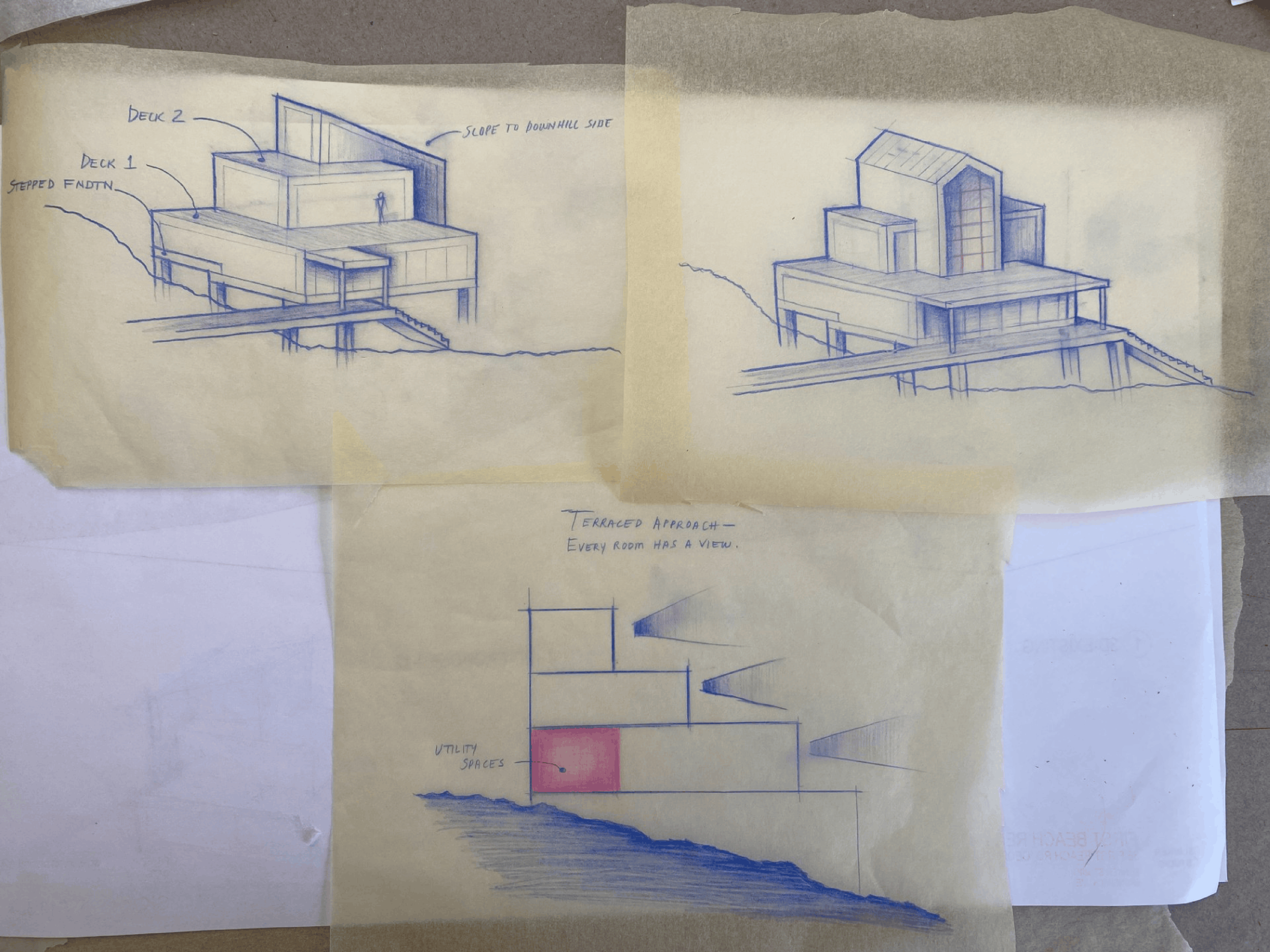 SKETCHES FOR A NEW HOUSE - CONCEPTUAL