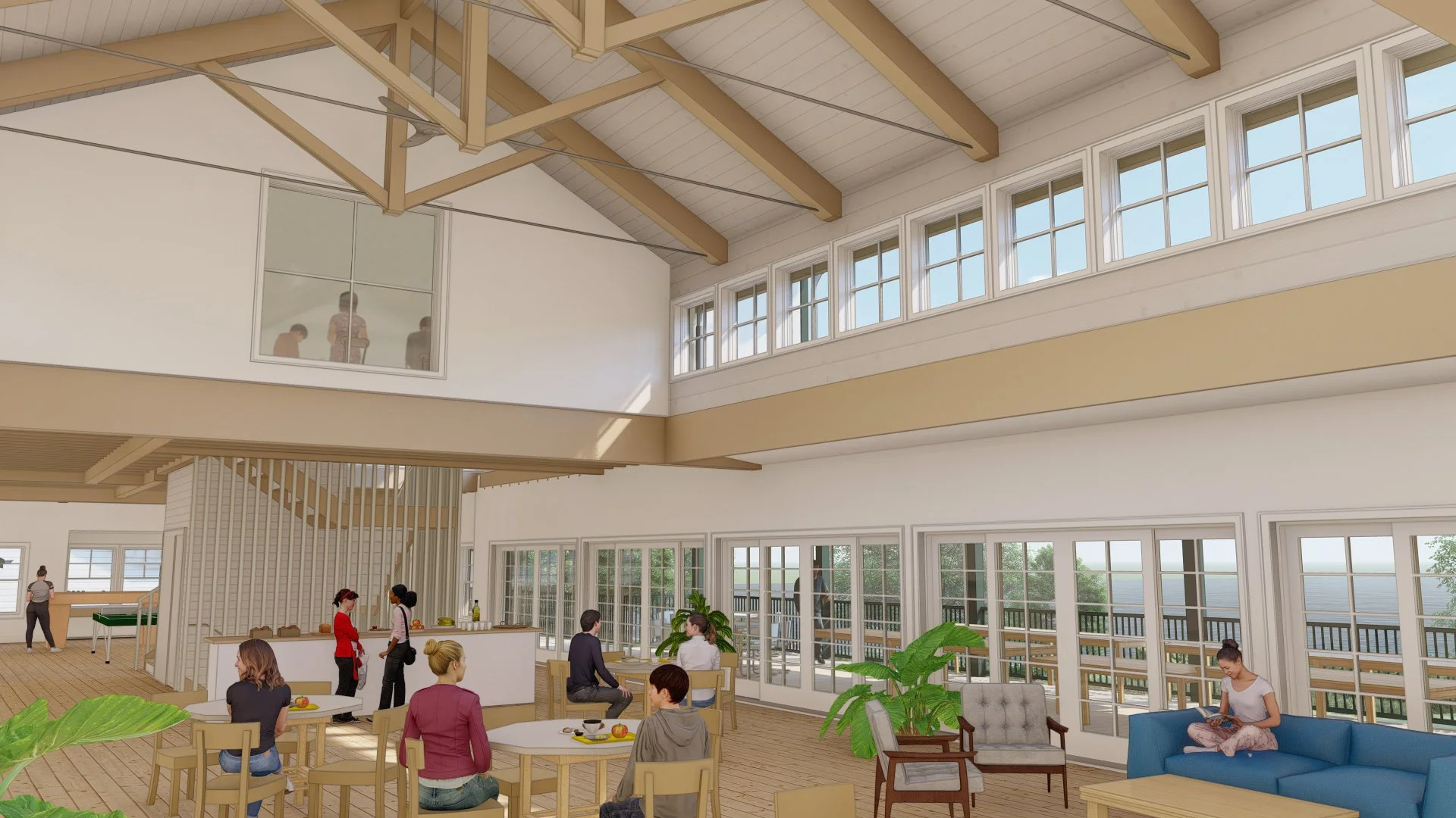 SUMMER CAMP DINING HALL