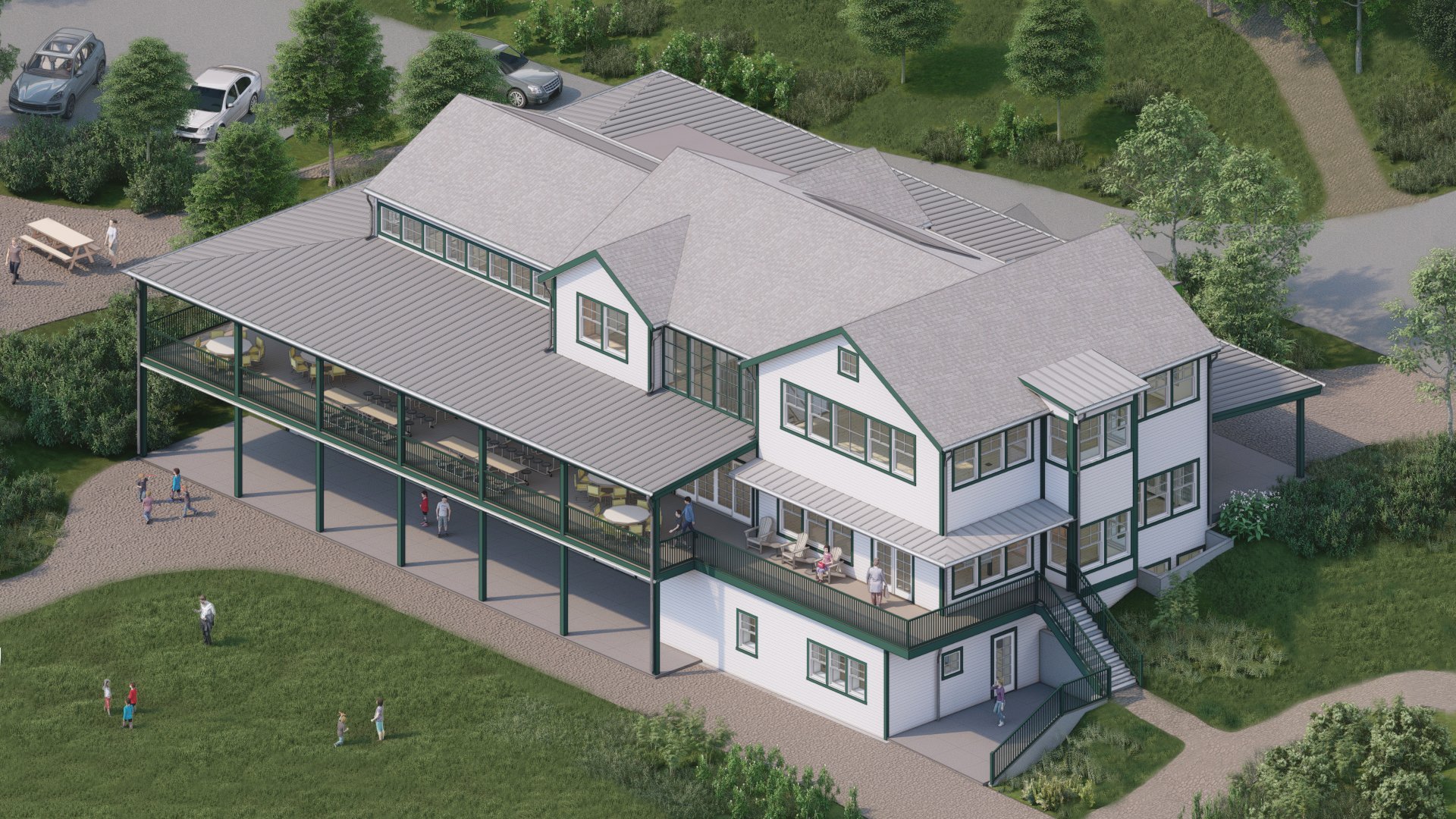 SUMMER CAMP DINING HALL