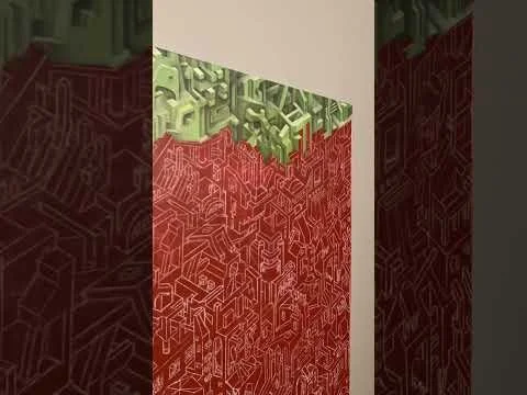 Session 11 #painting #wipartwork #isometric #oilpainting #oiloncanvas #art #timelapse #paint #artist