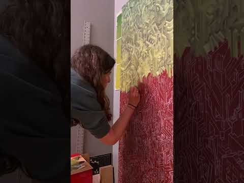 Session 42 #wipartwork #oiloncanvas #painting #oilpainting #art #abstractart #isometric #timelapse