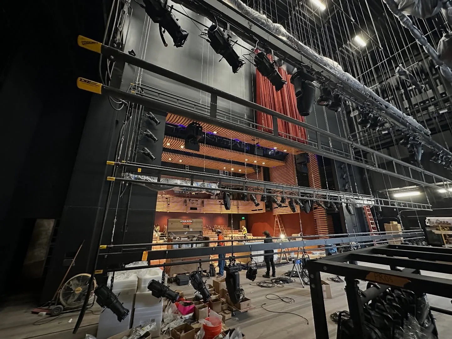 Theatrical hang and focus