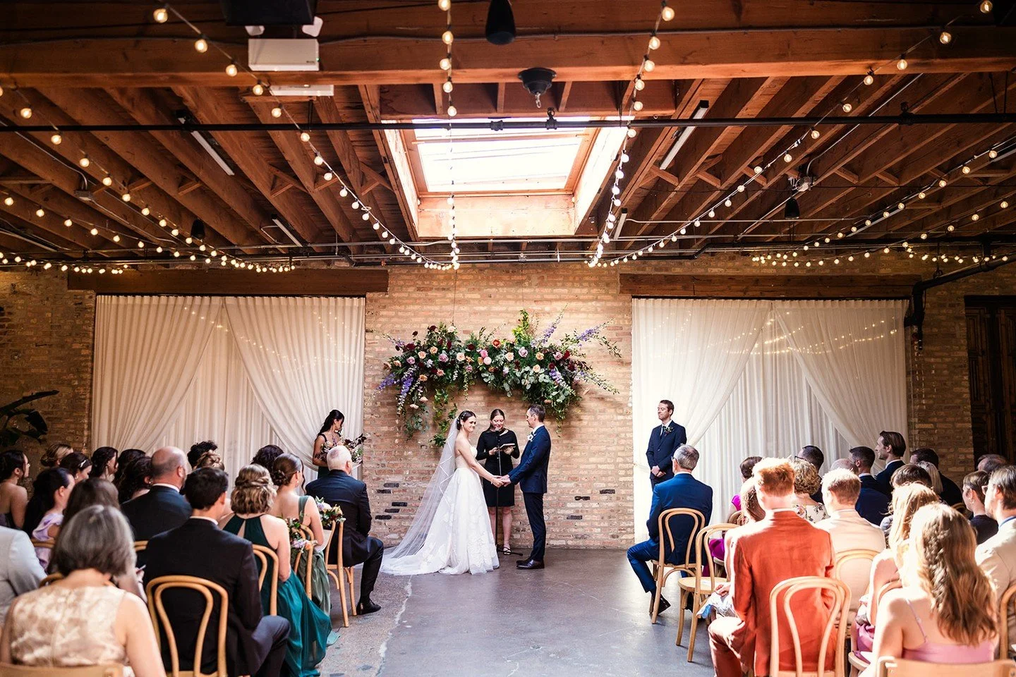 Almost one month married for Lisa + Colm 💍 and their ceremony was nothing short of magical ✨ 

From heartfelt personal vows 💕 to a traditional hand-fasting ceremony 🤝, all set against a breathtaking floral backdrop 🌸 &mdash; it was a moment fille