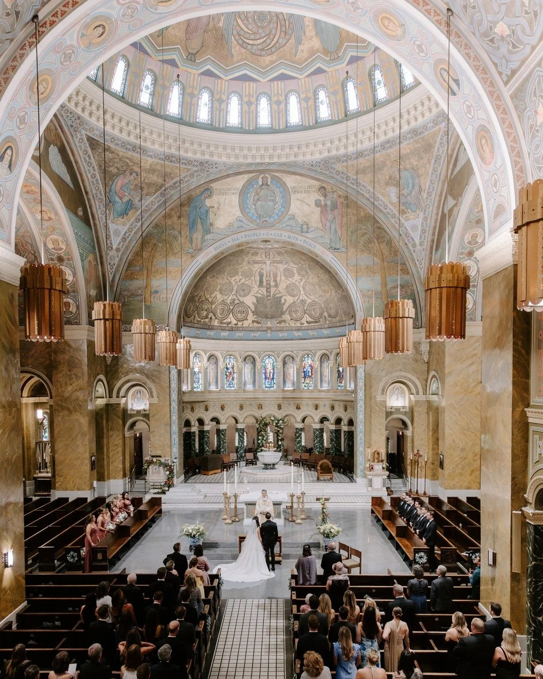 As if getting married at St. Clement wasn&rsquo;t already special &mdash; with its breathtaking arches and timeless tilework &mdash; Meg also followed in her parents&rsquo; footsteps by saying &lsquo;I do&rsquo; in the very same church. Safe to say t