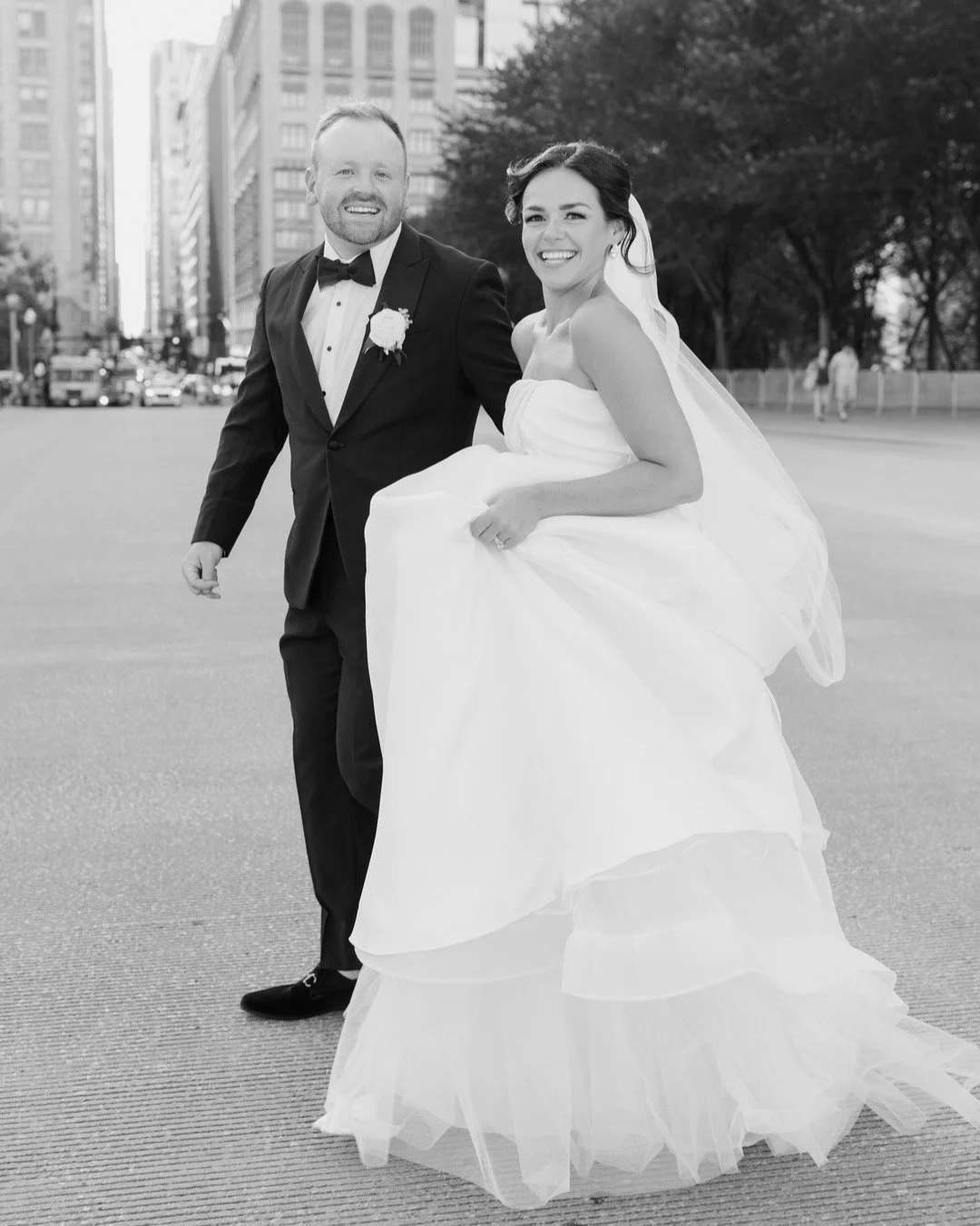 Erica + Pat are truly pro level hype squad members! They have attended dozens (yes, seriously) of weddings of friends leading up to theirs, always bringing high vibes and incredible support to their days. Getting to watch their smiles beam all day lo