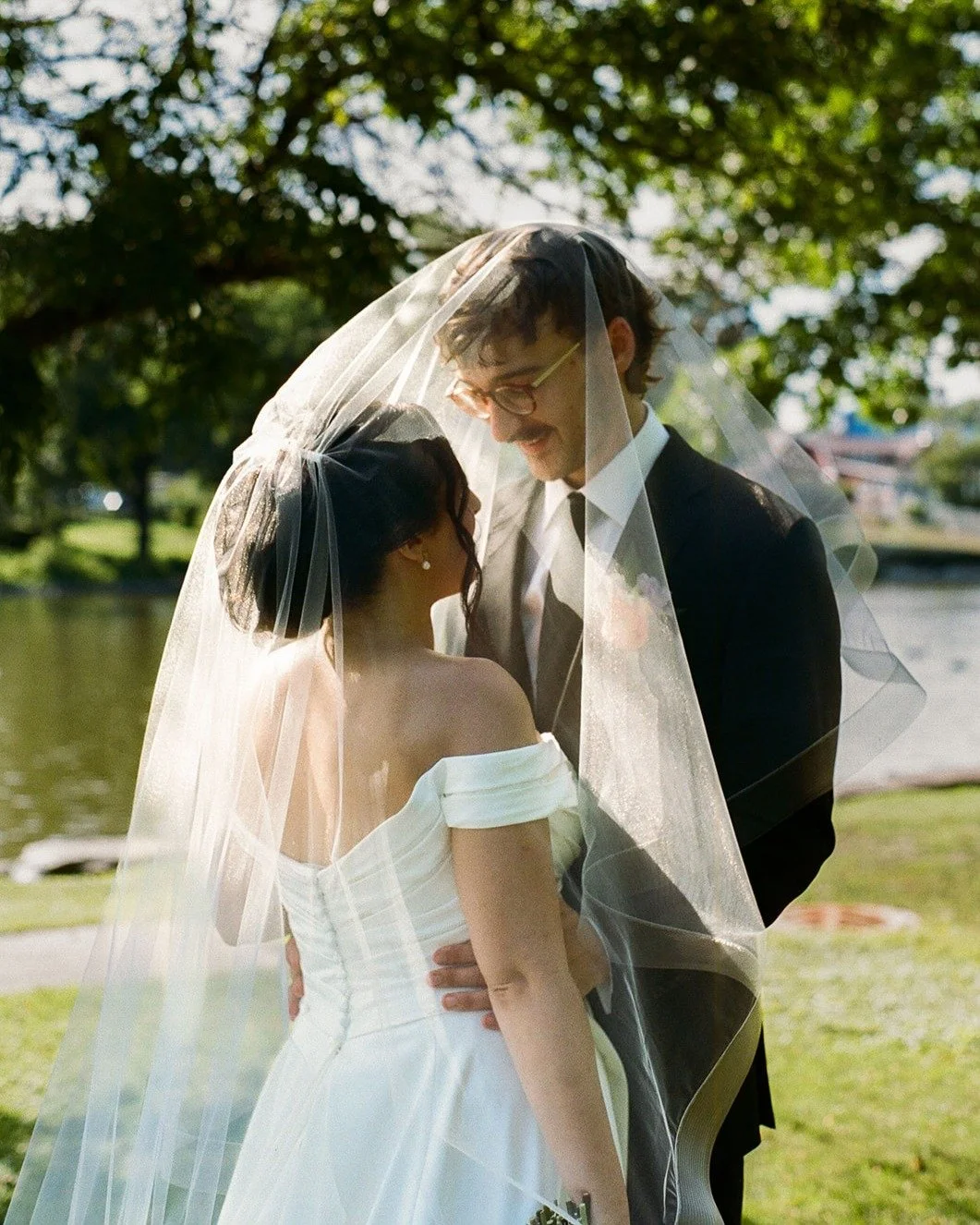 Katia + Josh on 🎞️📸

&bull;
&bull;
&bull;
📸📽 @foxandivory 
🏡 @riverside_receptions
💒 Saint Athanasios
📋 @olivefineweddings, @noelle__bushman
💐 @willrettflowercompany
💌 @minted
🎶 J Ultra Music Inc. 
🚎 @windycitylimousine
💄 @makeupby_alexca