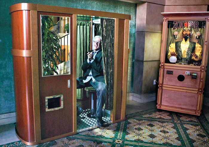 Photograph of Ted Danson in the Hotel Casa del Mar lobby photo booth in Santa Monica by Ken Hively