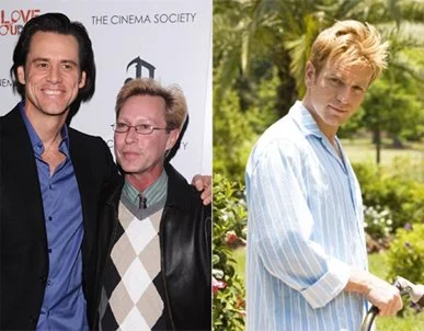 Jim Carrey and Phillip Morris at the premiere for "I Love You Phillip Morris." Credit: Photo courtesy of Peter Kramer / AP Photo
