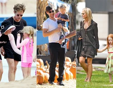 Tobey Maguire and his family. Photo courtesy of Newscom