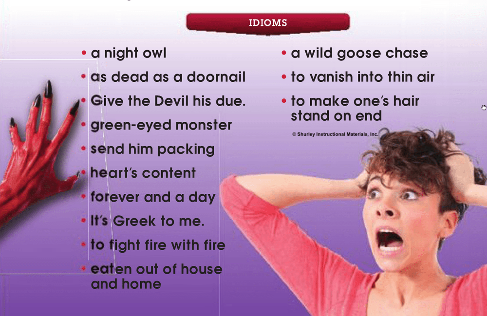 What Is An Idiom Shurley English Blog