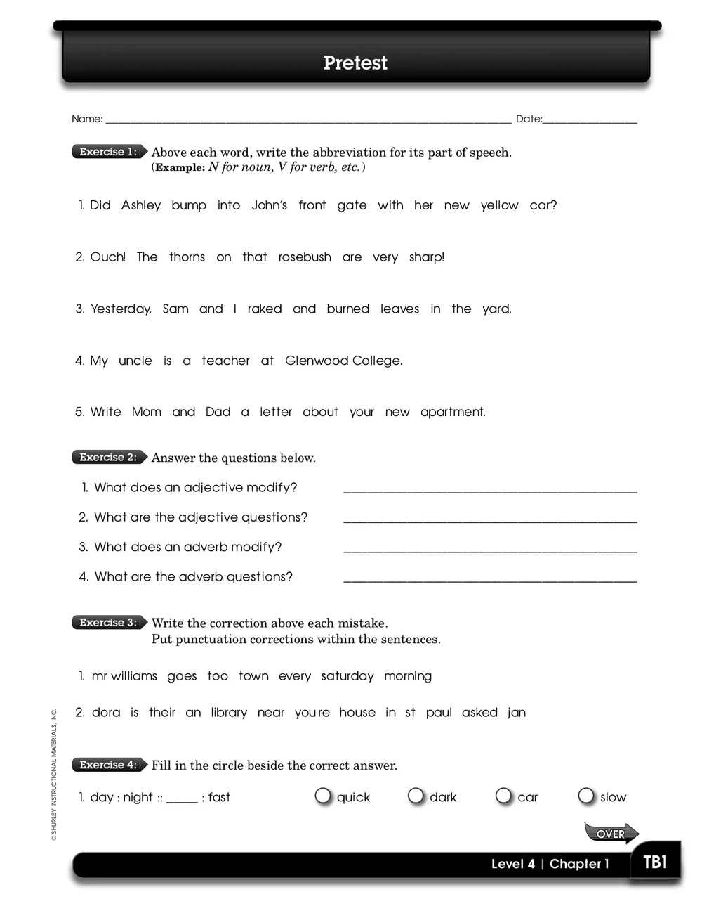 What is the value of a pretest? — Shurley English Blog