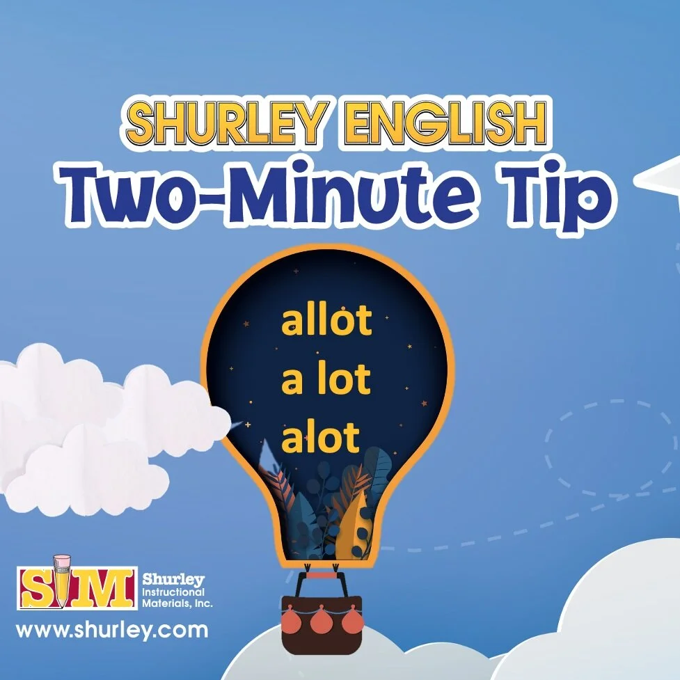 Correct Word Usage: ALLOT vs A LOT vs ALOT