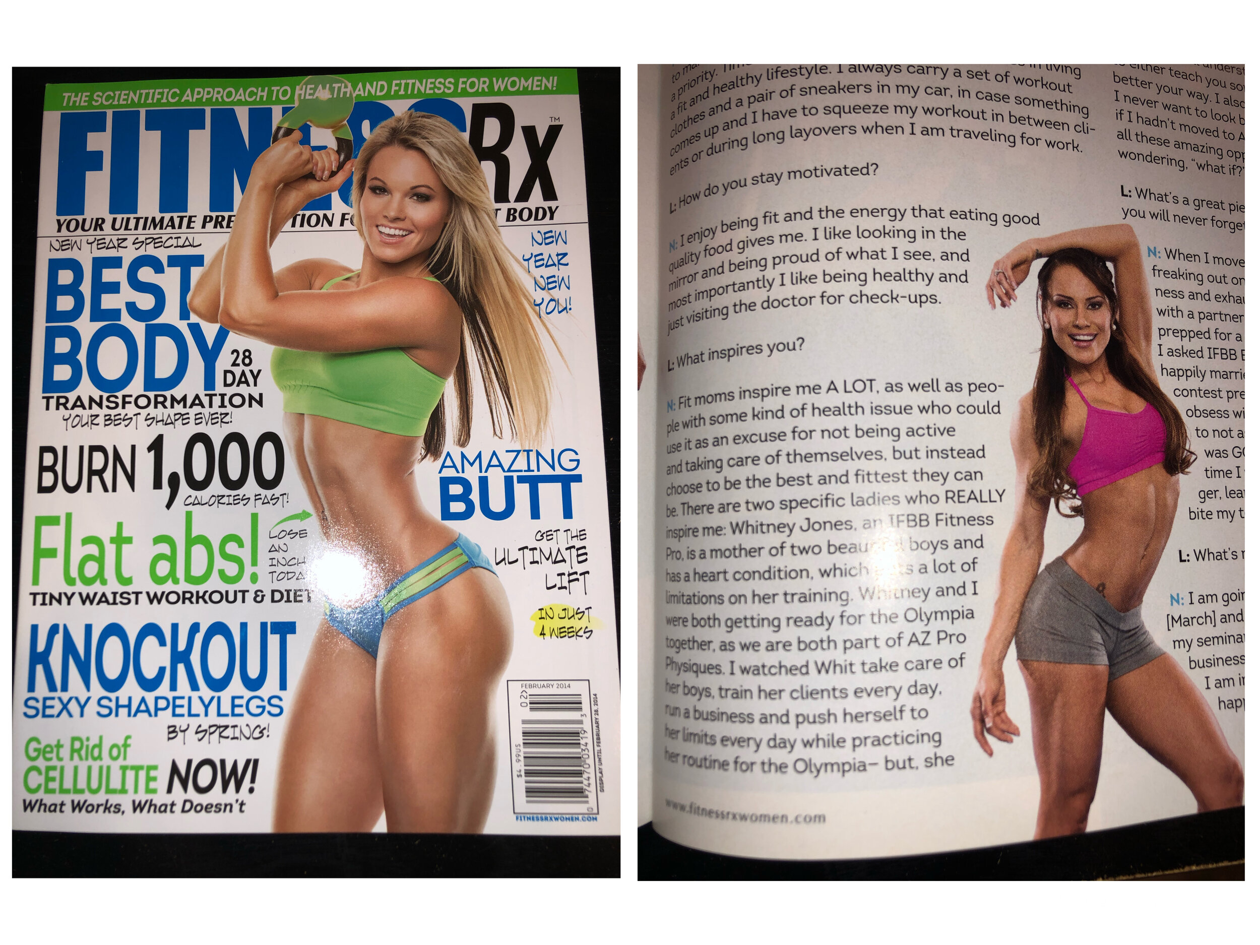Fitness Rx / February 2014- Magazine Contributor 