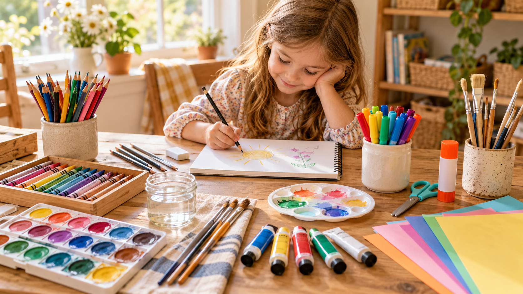What Art Supplies Do Kids Actually Need? A Simple Homeschool List