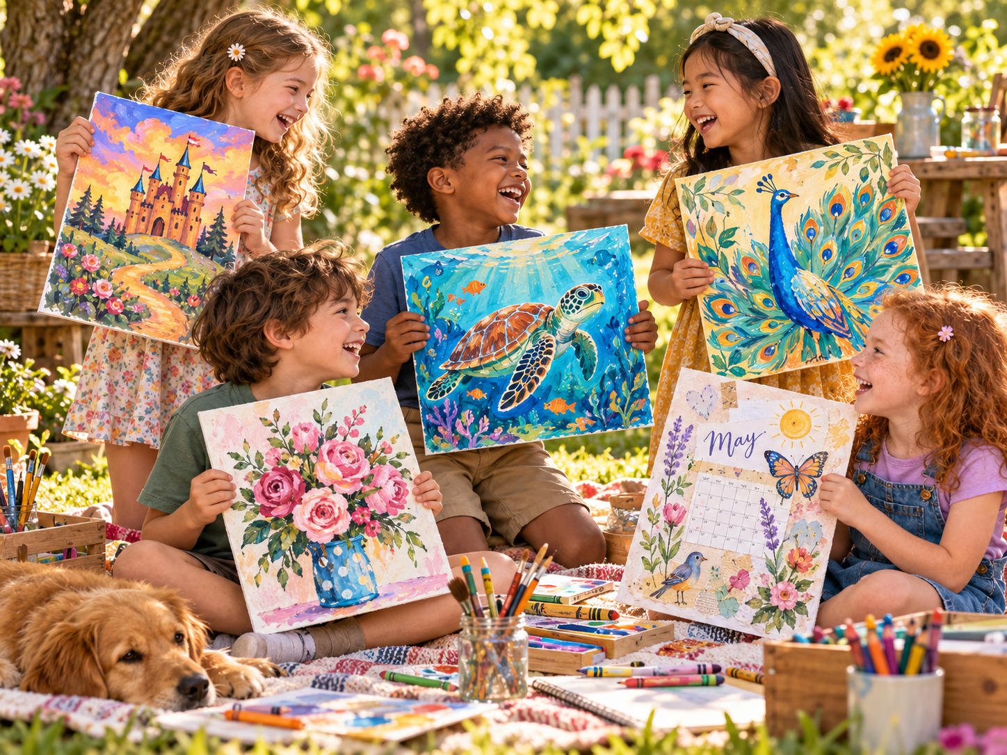 10 Easy Art Lessons for Homeschool Kids
