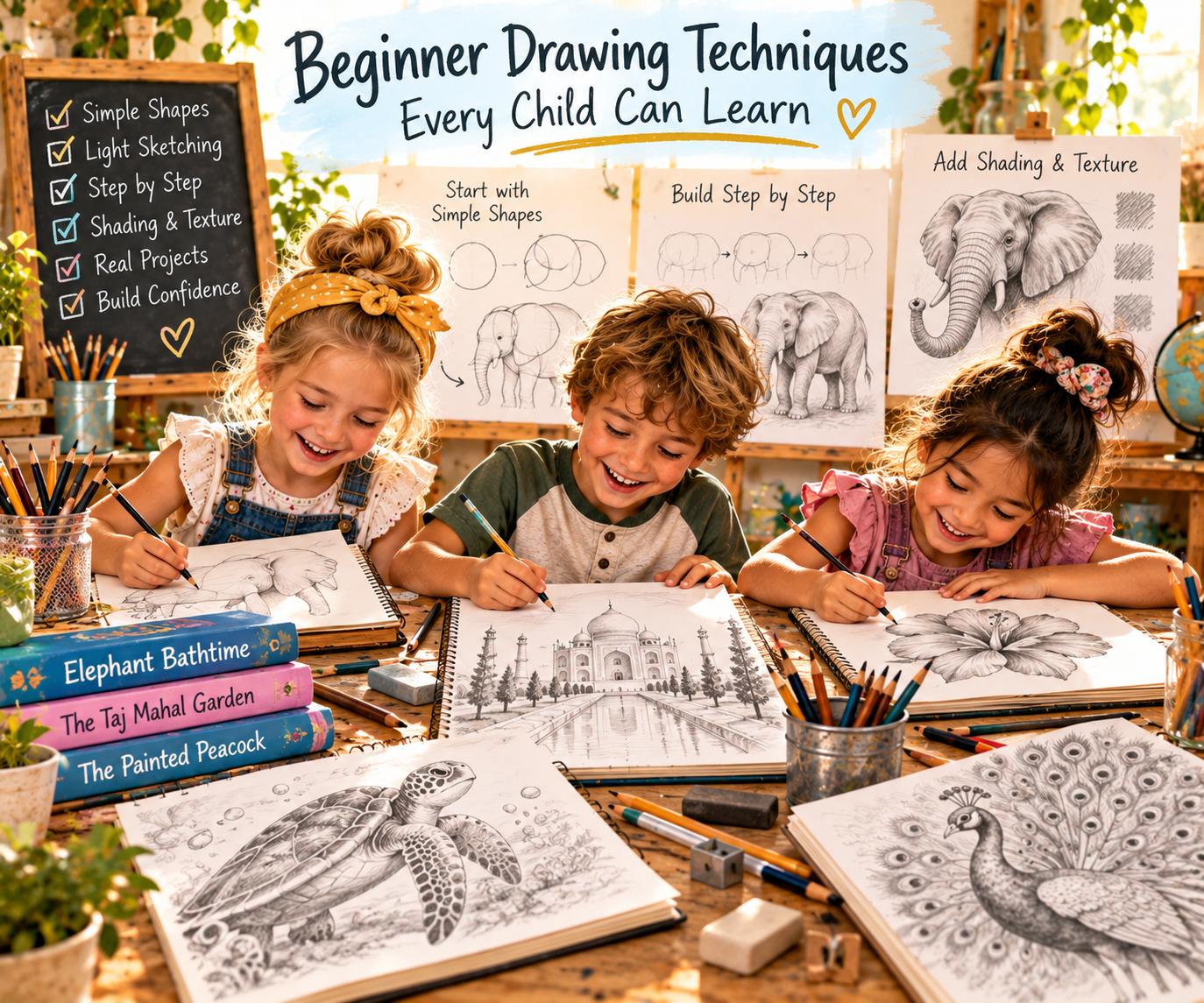 Beginner Drawing Tips for Homeschool Kids