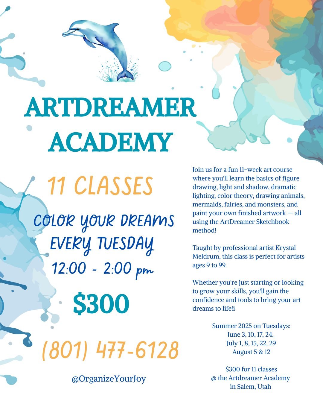 ArtDreamer Academy 11-week Class