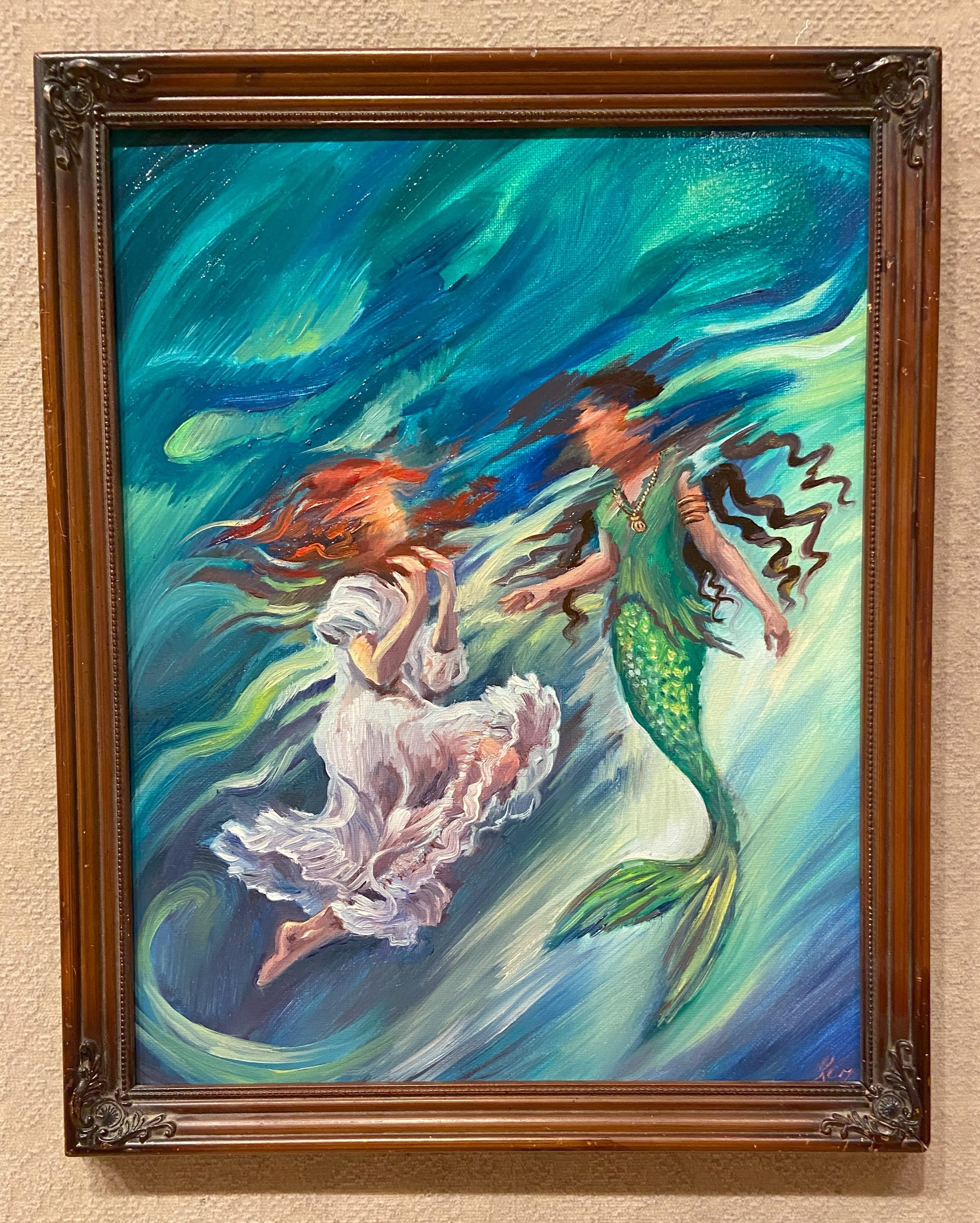 Mermaids are real framed 2.jpg