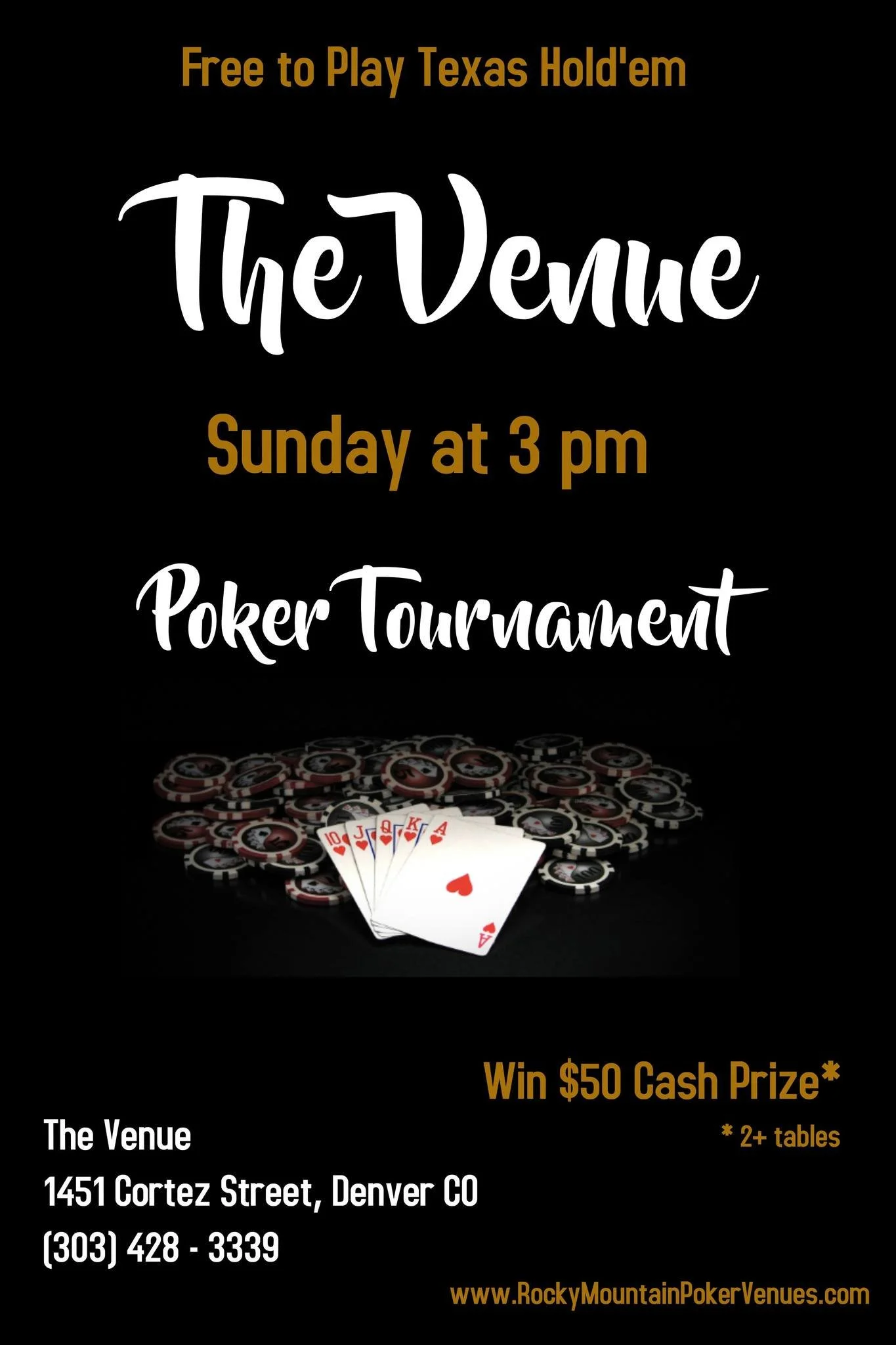 Free Poker Every Sunday — The Venue