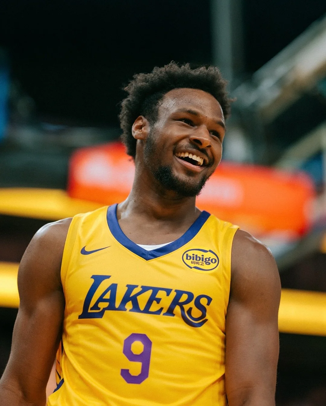 Highlights from the California Classic games last weekend with the Warriors, Lakers, Heat, and Spurs. 🏀

Especially stoked on the first image, portrait of Bronny James - LeBron James&rsquo; son and rising star player. 

#CaliforniaClassic #ChaseCent