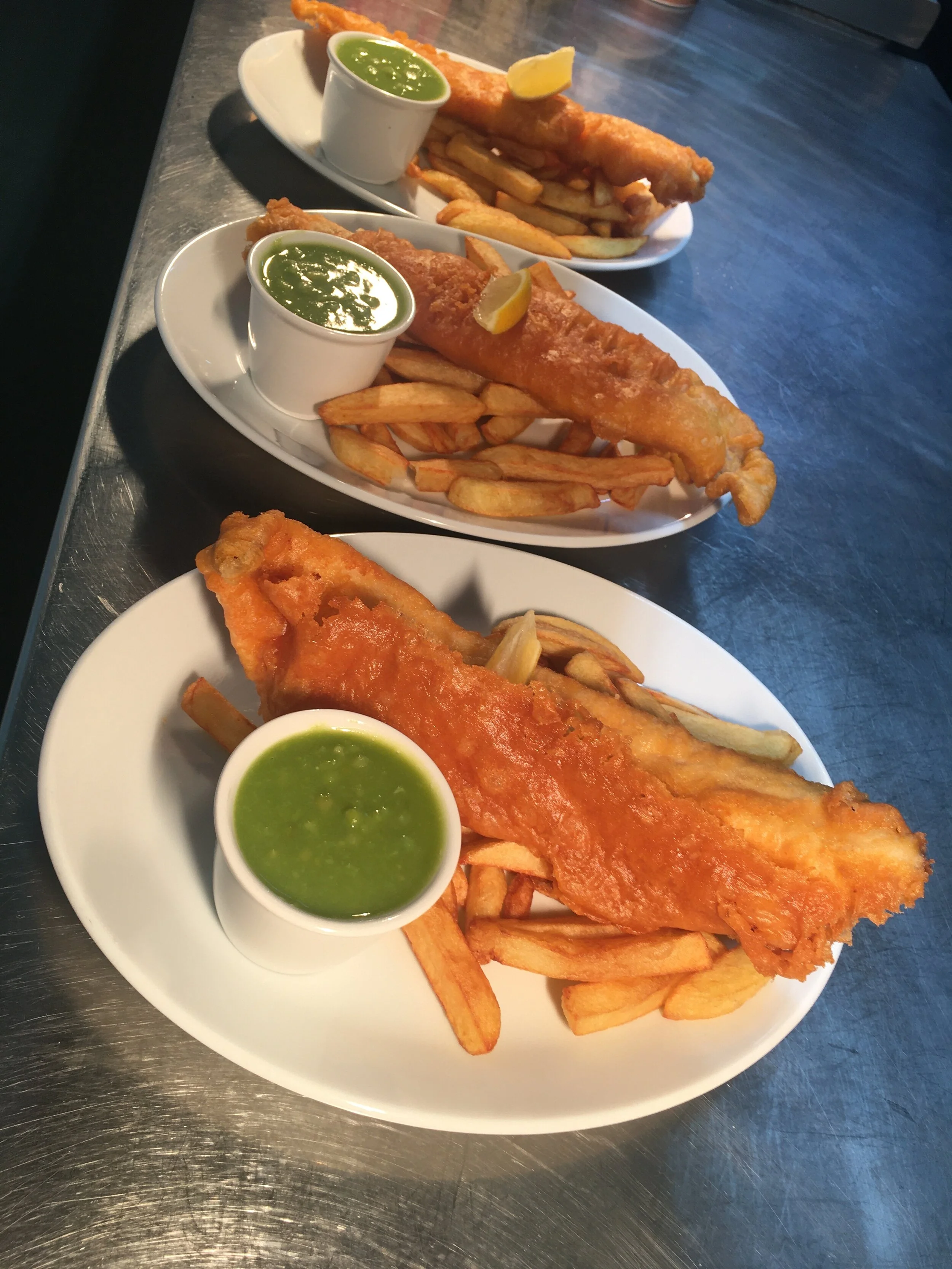 Homemade fish friday, fish and chips