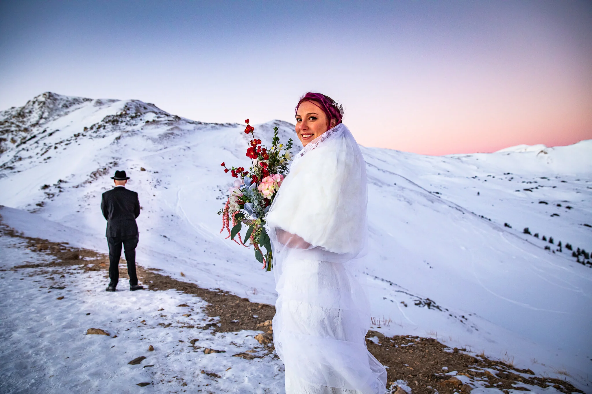 Jackie &amp; Zito's Elopement at Loveland Pass