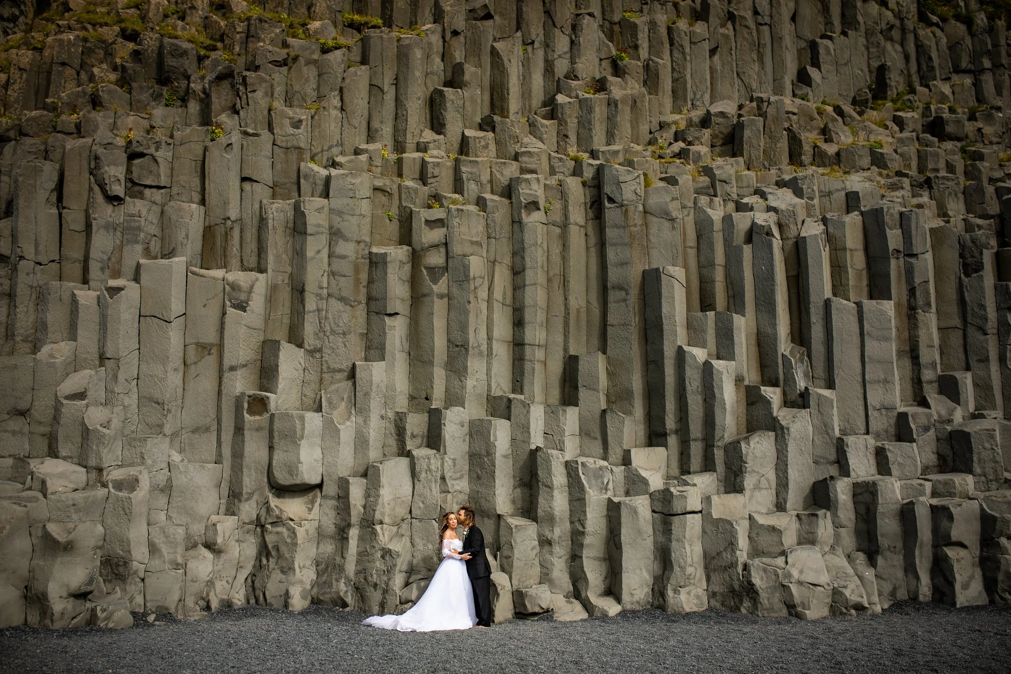 Black Sand Beach Elopement in Vík, Iceland