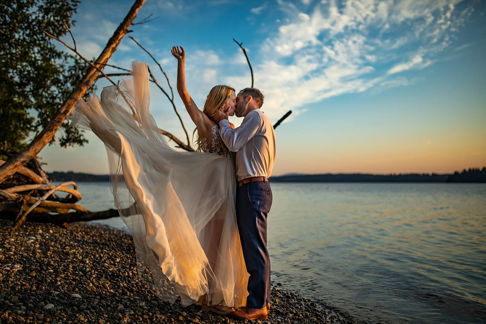 Wedding on Bainbridge Island, Washington