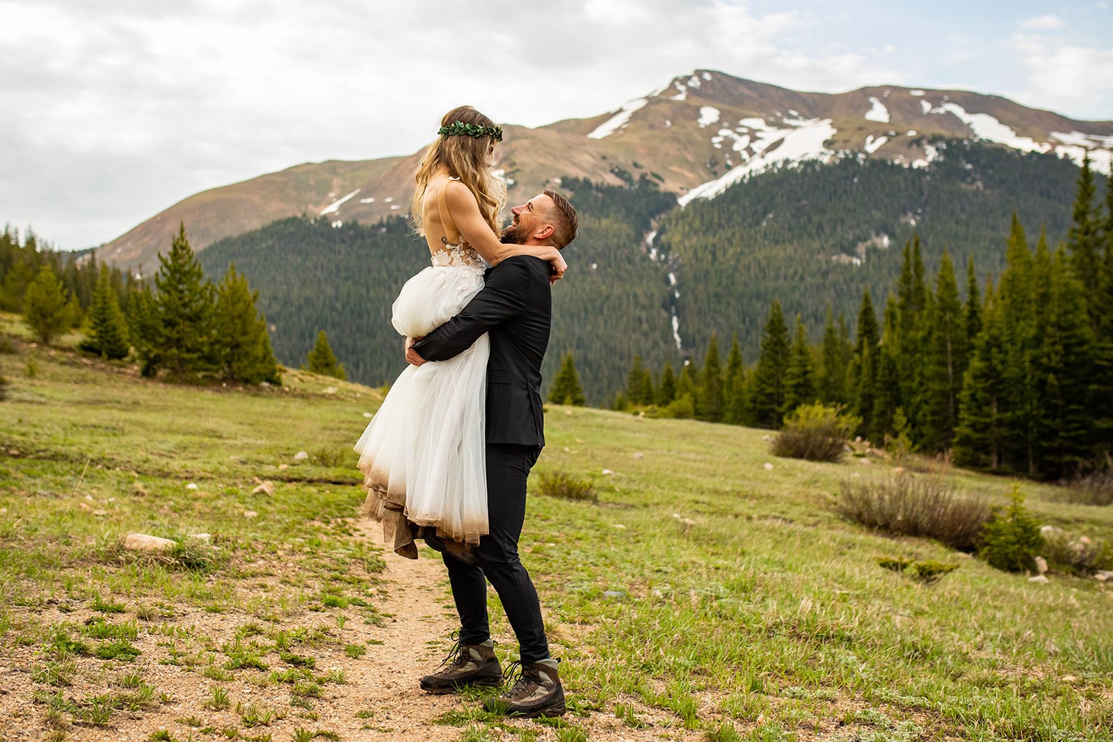Sunrise Hike Elopement in Silver Plume, CO