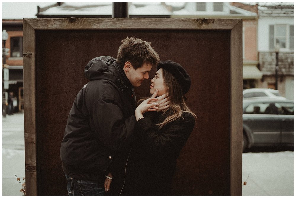 Katie Marie Photography | Hamilton Ontario Wedding Photographer | Hamilton Engagement Session | HamOnt | Dundas Peak | Dundas Ontario | Winter Engagement Session_0016.jpg