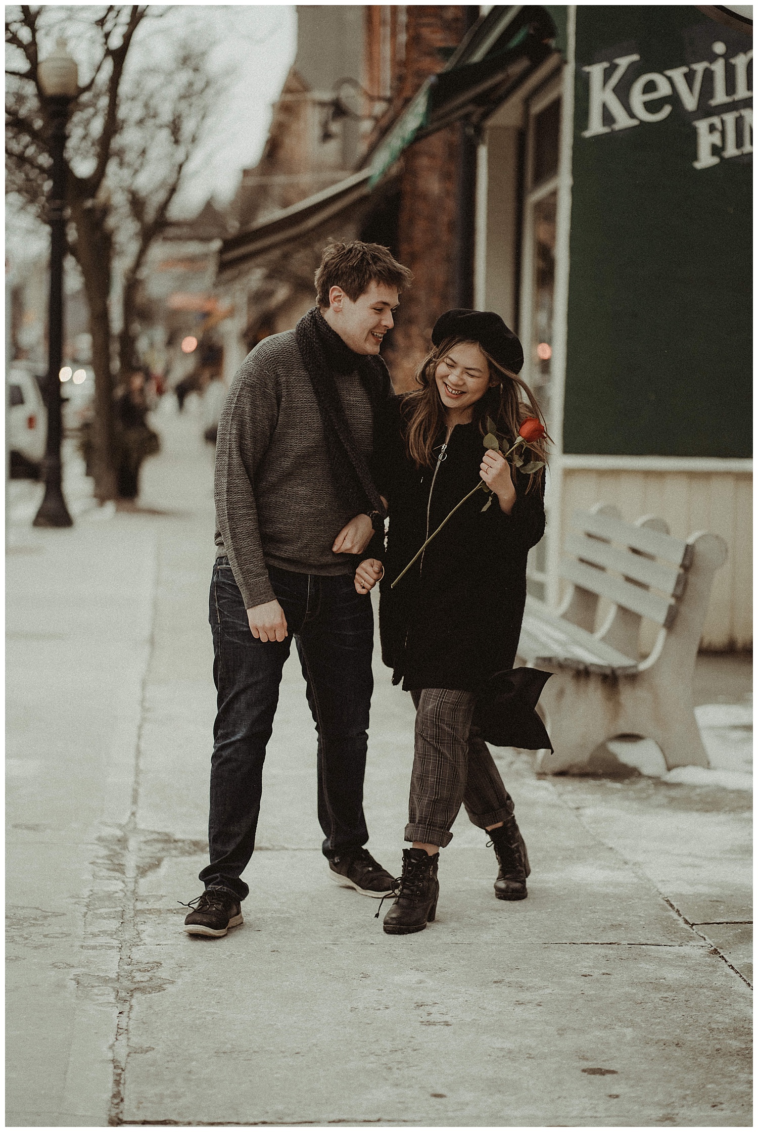 Katie Marie Photography | Hamilton Ontario Wedding Photographer | Hamilton Engagement Session | HamOnt | Dundas Peak | Dundas Ontario | Winter Engagement Session_0026.jpg