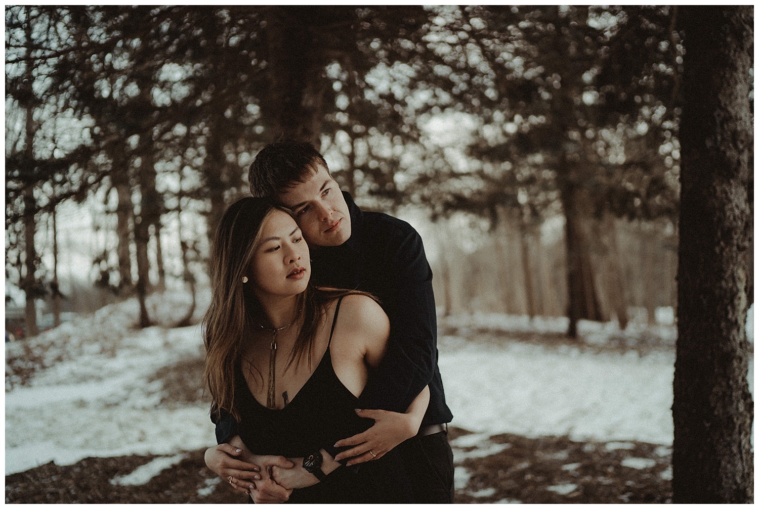 Katie Marie Photography | Hamilton Ontario Wedding Photographer | Hamilton Engagement Session | HamOnt | Dundas Peak | Dundas Ontario | Winter Engagement Session_0045.jpg