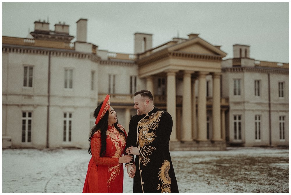 Katie Marie Photography | Hamilton Ontario Wedding Photographer | Hamilton Engagement Session | HamOnt | Vietnamese Engagement Session | Traditional Outfit Engagement Session | Dundurn Castle_0041.jpg